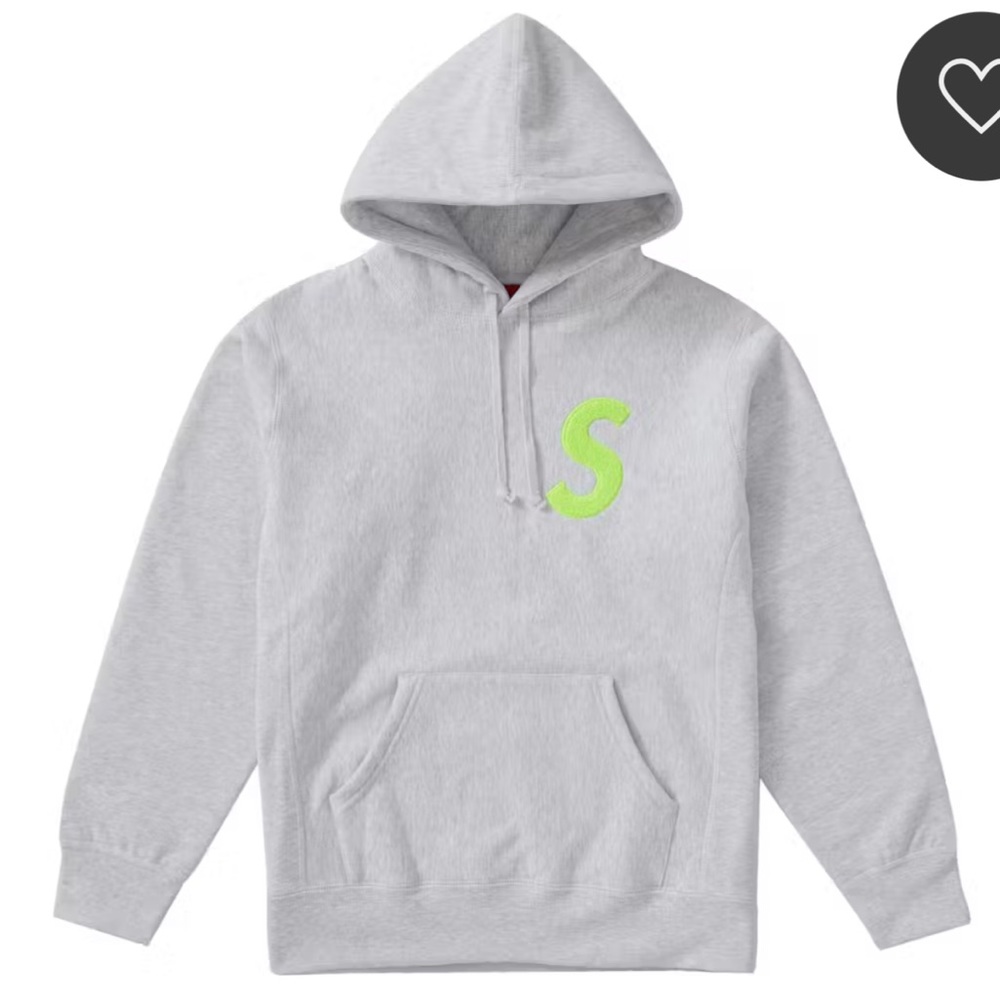 Supreme S Logo Hooded Sweatshirt (FW19)
Ash Grey Medium